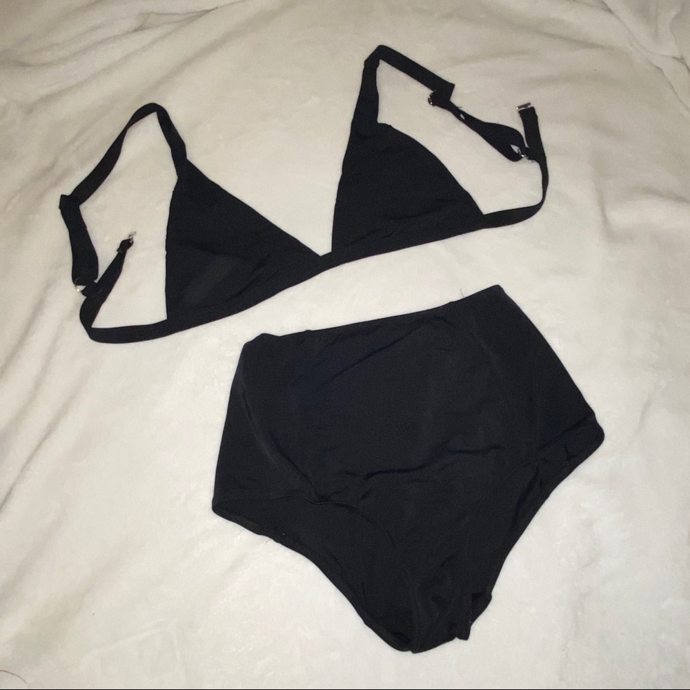 High waisted bikini set size large
